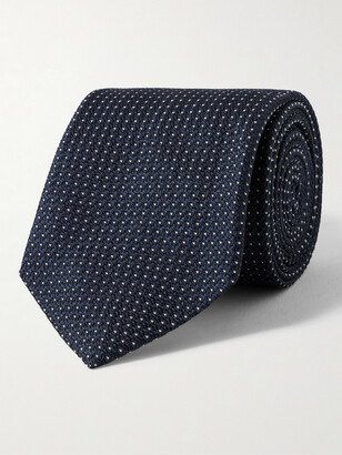 8.5cm Polka Dot Silk-Jacquard Tie