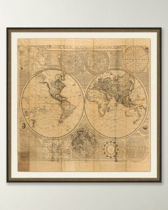 Wendover Art Group Vintage World Map