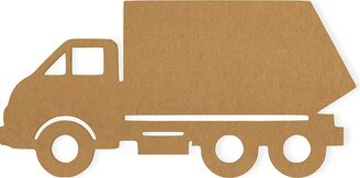 Garbage Truck Decor, Trash Boys Wall Hanging, Door Hanger, Decal, Art, Quality Cardboard, Ready To Paint