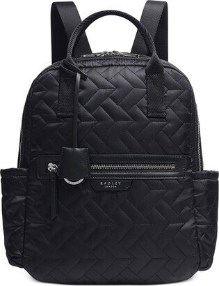 Radley London Women's Finsbury Park Quilt Medium Ziptop Backpack