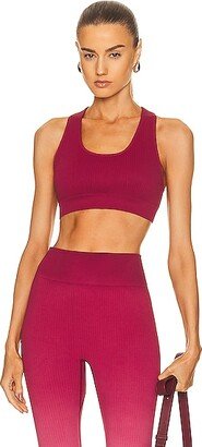 Seamless Knit Anna Bra in Red