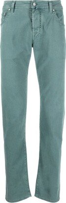 Slim-Cut Leg Trousers