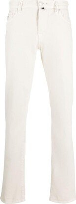 Leonardo slim-cut trousers-AA