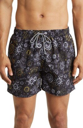 Suns Mid Length Swim Trunks