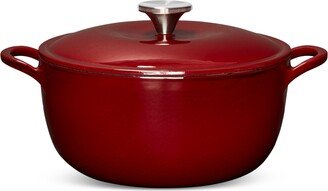 Harvest Bordeaux Enameled Cast Iron 4-Qt. Dutch Oven, Created for Macy's