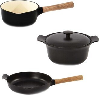 Ron 4pc Cast Iron Cookware Set