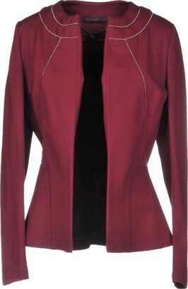 Suit Jacket Burgundy-AJ