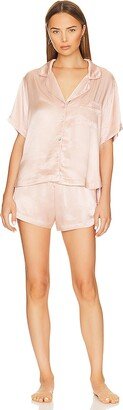 Kiralee Luxury Satin Short Pyjama Set