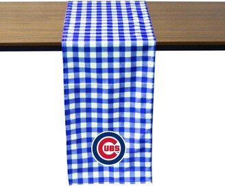 Chicago Cubs Buffalo Check Table Runner