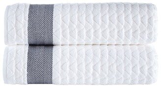 Herringbone 2Pc Bath Sheets