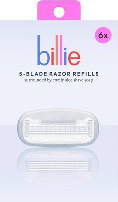 Billie Women’s 5-Blade Razor Refill - 6ct