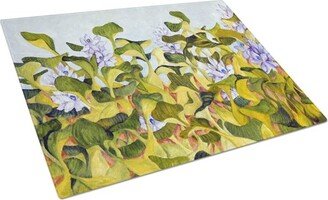 FHC1004LCB Water Hyacinth By Ferris Hotard Glass Cutting Board