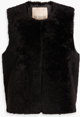 Shearling vest