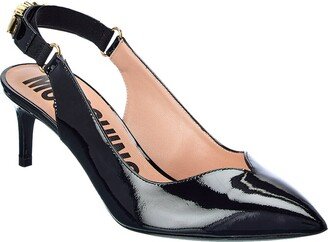 Logo Patent Slingback Pump