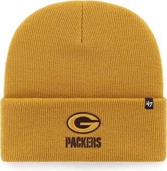 Women's Gold Green Bay Packers Haymaker Cuffed Knit Hat