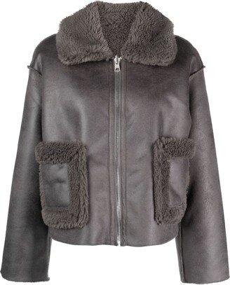 Jakke Vera reversible faux-shearling jacket