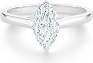 Db Classic Marquise-shaped Diamond Ring In Platinum