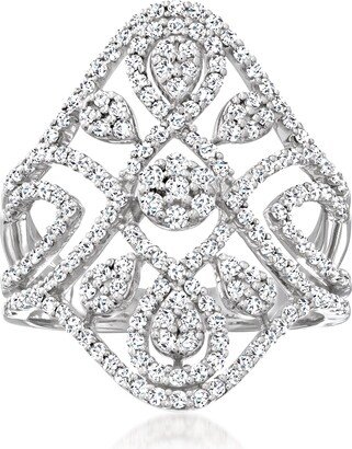 Diamond Openwork Ring in 14kt White Gold