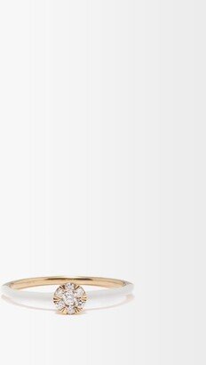 Imagine Diamond, Enamel & 18kt Gold Ring-AA