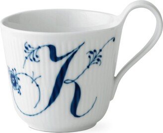 Porcelain Fluted Alphabet Mug