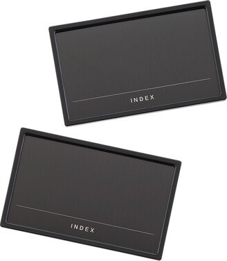 like-it Medium Label Holders Black Pkg/2