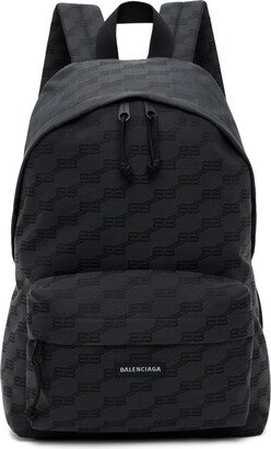 Black Medium Signature Backpack