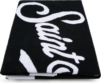 Terry Beach Towel With White Frame