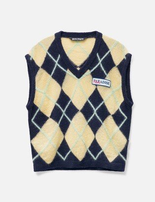 Argyle Knitted Vest