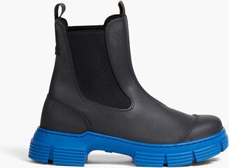 City two-tone rubber Chelsea boots