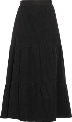 CHIARA B. Midi Skirt Dark Brown