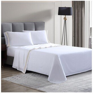 Italian Hotel Collection Italian Hotel Collection 300 Thread Count 100% Cotton 4Pc Sheet Set-AA