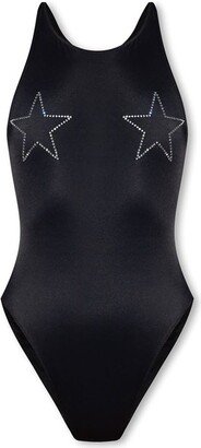 Star Pattern One Piece Swimsuit