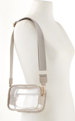 Stackers Clear Stadium Bag Taupe