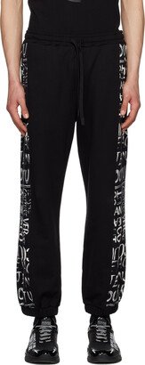 Black Doodle Sweatpants