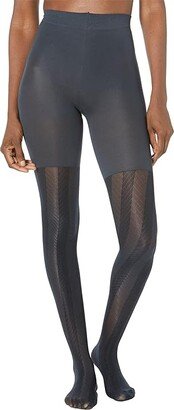 Fashion Chevron Tights (Very Black) Hose