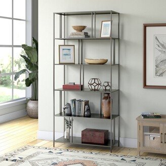 Heath&Cliff Cortland 34'' Wide Rectangular Bookcase