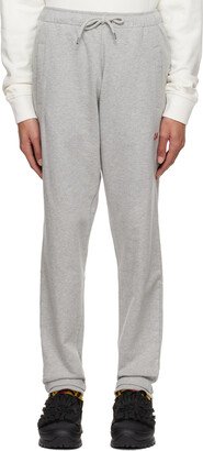 Gray Embroidered Lounge Pants-AC