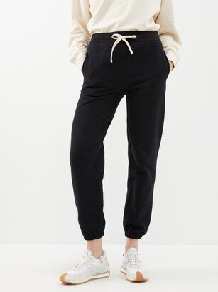 Drawstring-waist Cotton Track Pants-AC