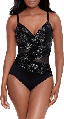 Iridium Mystique Underwire One-Piece Swimsuit