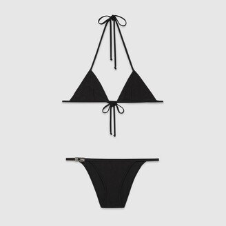 Sparkling jersey bikini set