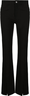 Slit Flared Trousers