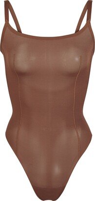 Sheer Sculpt Thong Bodysuit | Jasper