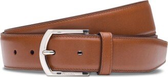 Nevada buckle-fastening leather belt