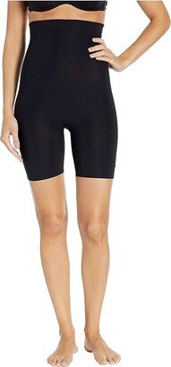 Classic Control High-Waisted Shorts CC117 (Black) Women's Underwear