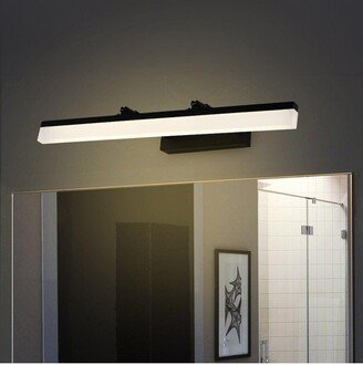 Living and Home Matte Black LED Mirror Light Vanity Wall Sconce