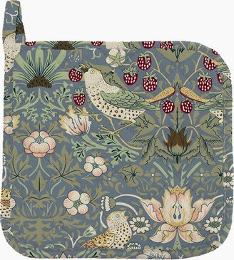 William Morris Strawberry Thief Pot Holder Strawberry Thief Blue