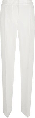 High-waist Plain Trousers-AC