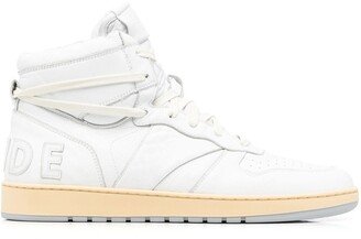 High-Top Panelled Sneakers-AB