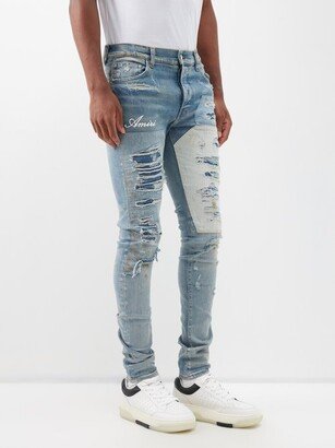 Artisanal Distressed Slim-leg Jeans