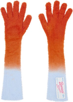 Bonsai Blue & Orange Gradient Gloves